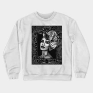 Ladies Fine Art HomeDecor Wall Art Digital Prints Artwork Illustration Fine Crewneck Sweatshirt